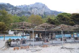 Omiš. Požar.
