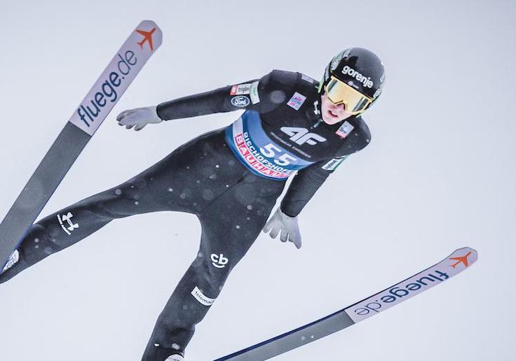 "Prvi skok moram samo 'preživeti'. Nihče ne ve, morda mi bo šlo zelo dobro, morda pa se sploh ne bom znašel," pravi Zajc pred prvim poletom. | Foto: Sportida