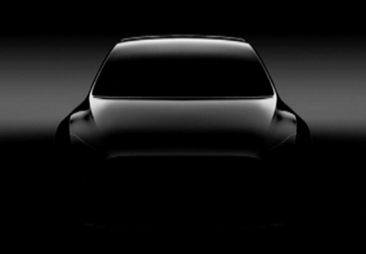 Prva uradna skica za zdaj še zelo skromno napoveduje novi model Tesle, ki pa bo oblikovno izhajal iz modela 3. | Foto: Tesla Motors