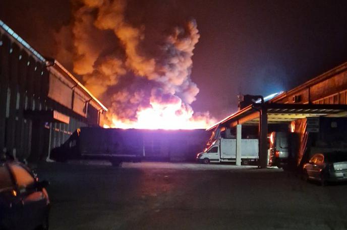 požar Radomlje | Foto Center za zaščito in reševanje Domžale