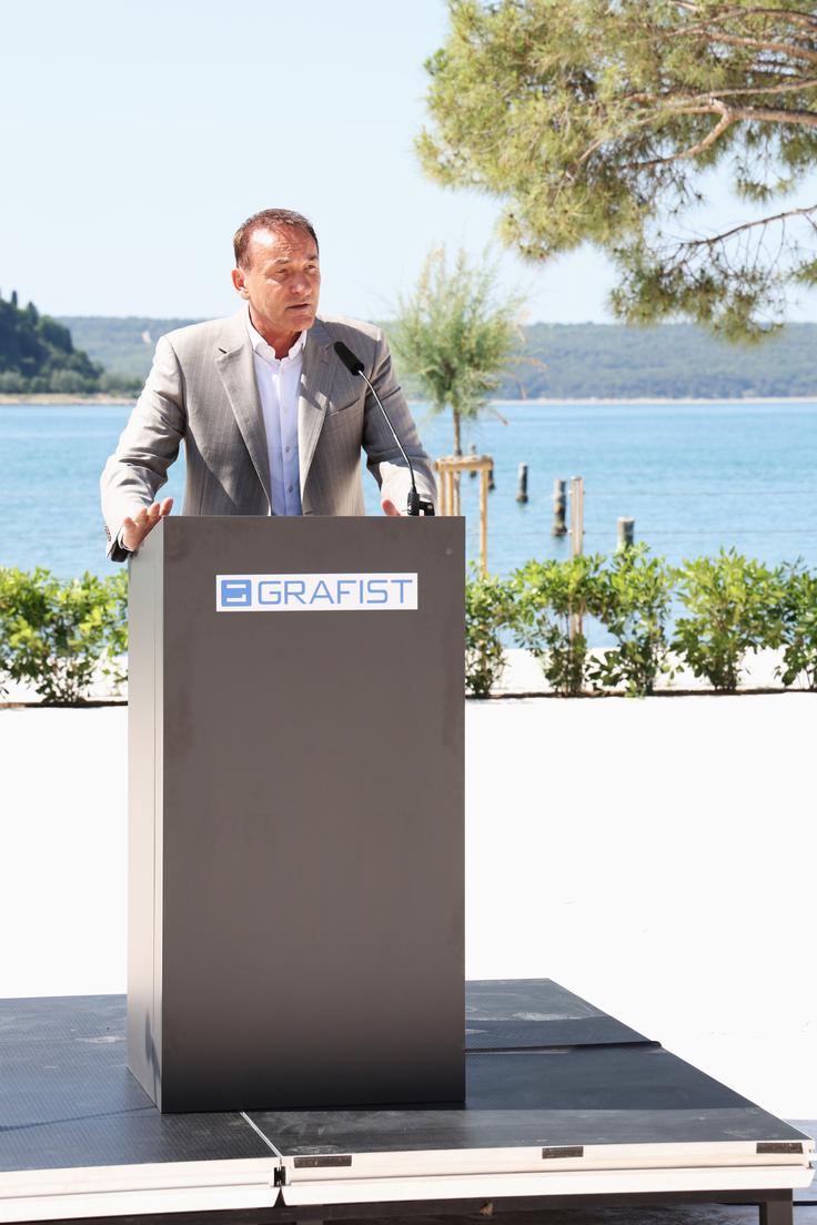 Guberac verjame, da je Lido Portorož lahko tudi primer dobre prakse, ki z obnovo ustvarja dodano vrednost za širše lokalno okolje. | Foto: Grafist