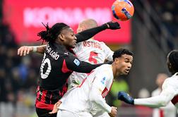 Milan se je v izdihljajih rešil poraza, vodilni Inter podaljšal zmagoviti niz