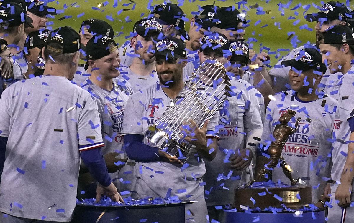 Texas Rangers, bejzbol | Texas Raners slavi premierni naslov prvaka MLB v zgodovini kluba. | Foto Guliverimage