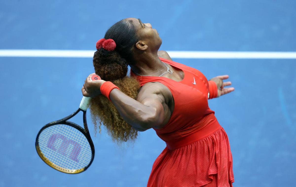 Serena Williams | Garbine Muguruza je OP ZDA odprla z zmago nad Japonko. | Foto Gulliver/Getty Images