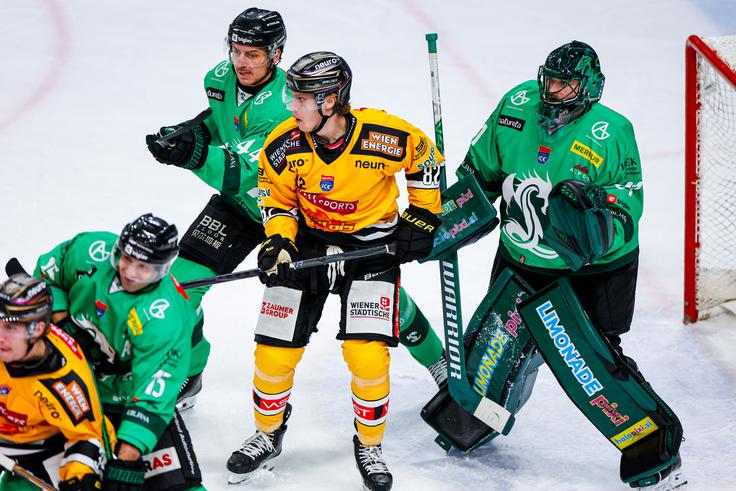 HK Olimpija : Vienna Capitals | Foto: Aleš Fevžer