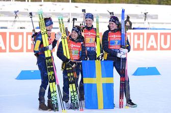 Slovenke skromne 15., zmaga Švedinjam