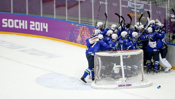 Slovenska hokejska reprezentanca je leta 2014 v Sočiju prvič od osamosvojitve nastopila na olimpijskih igrah in zasedla sedmo mesto. Olimpijsko vozovnico si je priborila tudi za Pjongčang (2018). | Foto: Guliverimage/Vladimir Fedorenko