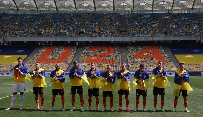 Šahtar domače tekme ukrajinskega prvenstva igra v Kijevu. | Foto: Reuters