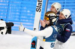 Domen Prevc ob olimpijskem debiju šesti