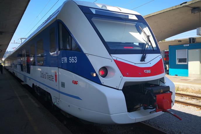 vlak, ETR 563, Slovenske železnice, Trenitalia, Trst | V Italiji bo v petek potekala splošna stavka v prometnem sektorju. | Foto Srdjan Cvjetović