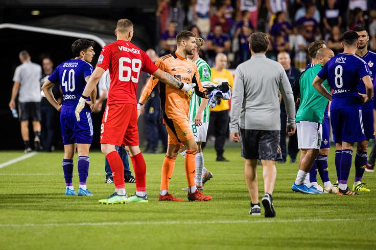 Ko brani za Olimpijo v 1. SNL Vidovšek, lahko zmaji pozabijo na prejete zadetke. | Foto: Grega Valančič/Sportida