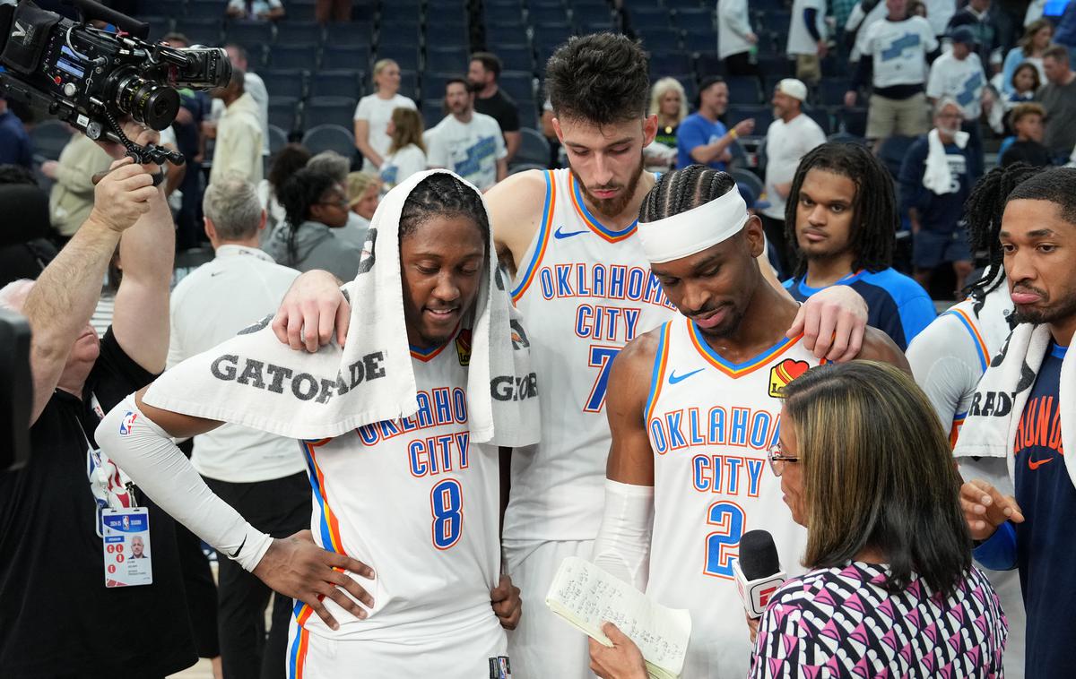 Shai Gilgeous-Alexander | Oklahoma City Thunder je pred vrati velikega finala. | Foto Reuters