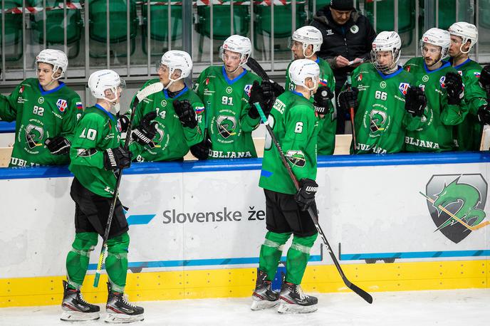 HK Olimpija Fassa 16. februar 2021 | Olimpija je v Celovcu slavila zanesljivo zmago. | Foto Vid Ponikvar/Sportida