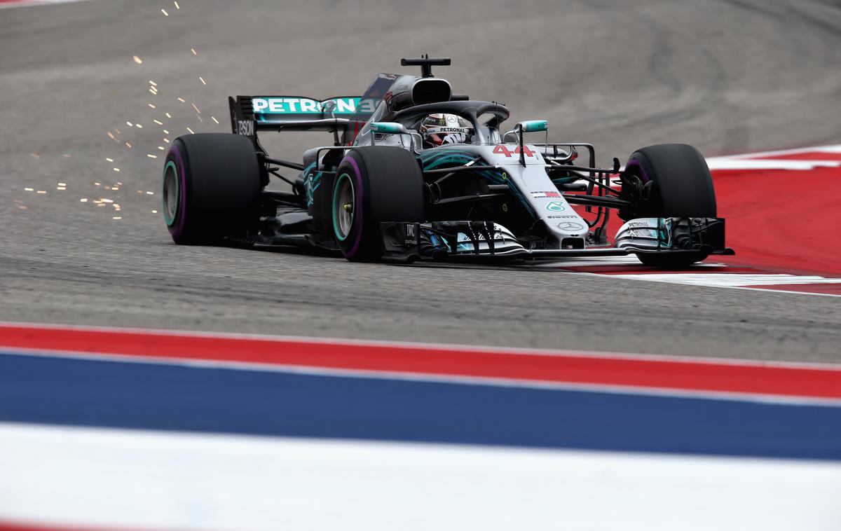 Lewis Hamilton | Lewis Hamilton bo dirko za VN ZDA začel s prvega mesta. | Foto Getty Images