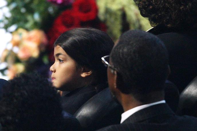 Blanket Bigi Jackson | Blanket, danes znan kot Bigi, na pogrebu svojega očeta Michaela Jacksona leta 2009 | Foto Guliverimage/Imago Lifestyle
