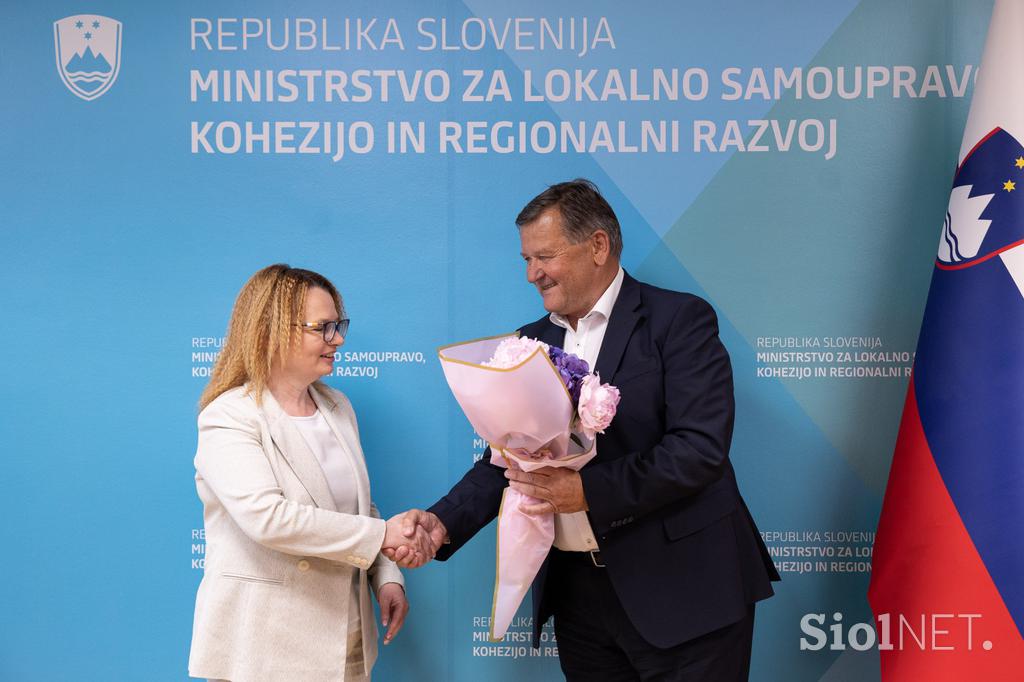 Monika Kirbiš Rojs in Aleksander Jevšek