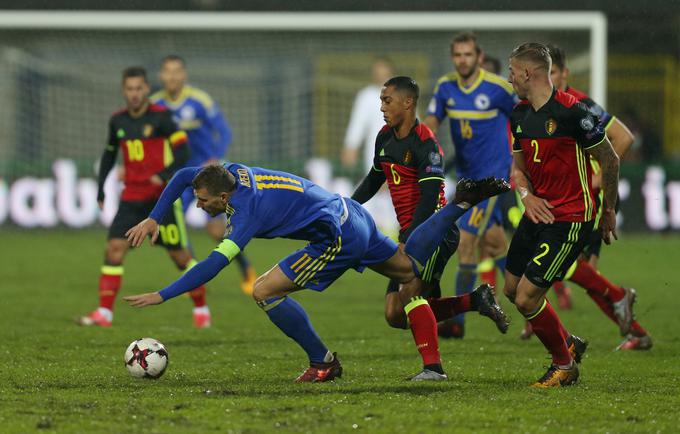 Reprezentanci BiH in Belgije sta dosegli skupaj kar sedem golov. | Foto: Reuters
