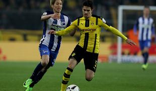 Borussia Dortmund med najboljših osem po drami enajstmetrovk