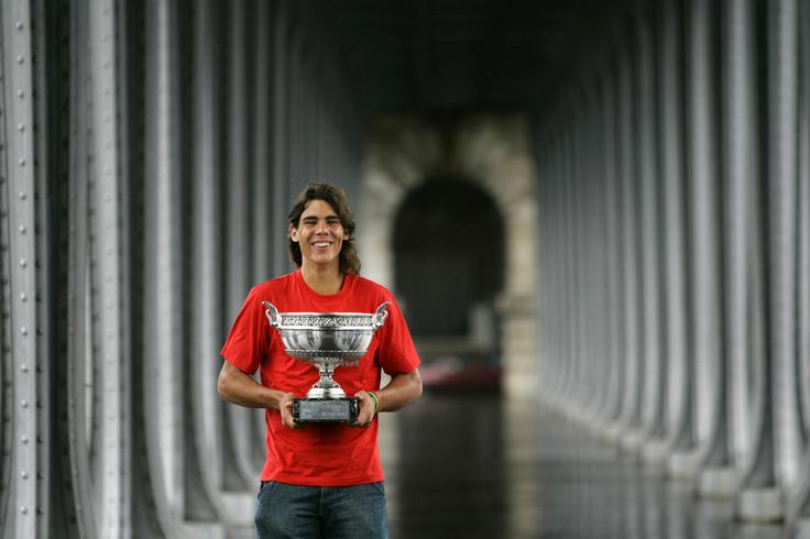 Rafael Nadal je leta 2005 prvič zaigral kot nosilec na OP Francije in osvojil turnir.  | Foto: Reuters