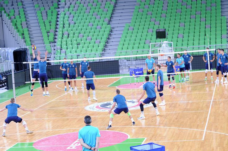 Slovenski odbojkarji bodo svetovno prvenstvo 2018 odprli proti Dominikanski republiki. | Foto: Aleš Oblak