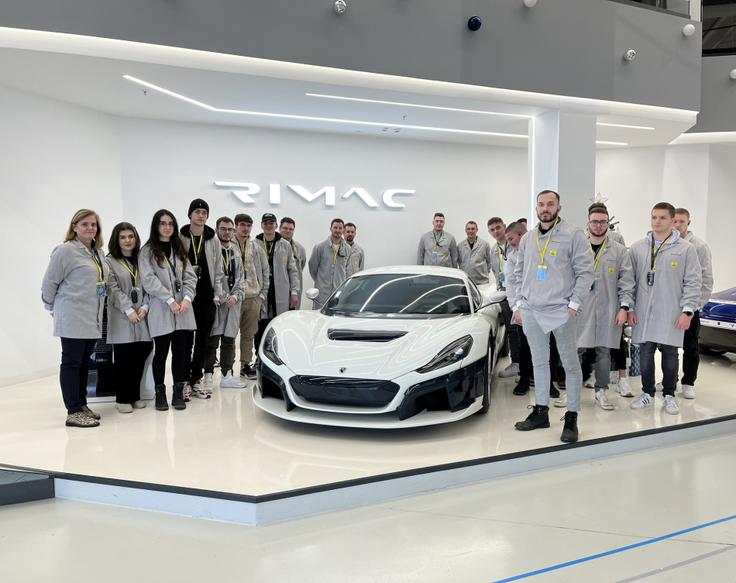 Strokovna ekskurzija v podjetje Rimac Automobile | Foto: ACADEMIA D.O.O.