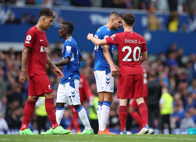 Everton in Liverpool sta poskrbela za uverturo kroga, v kateri sta obe mreži mirovali. | Foto: Reuters