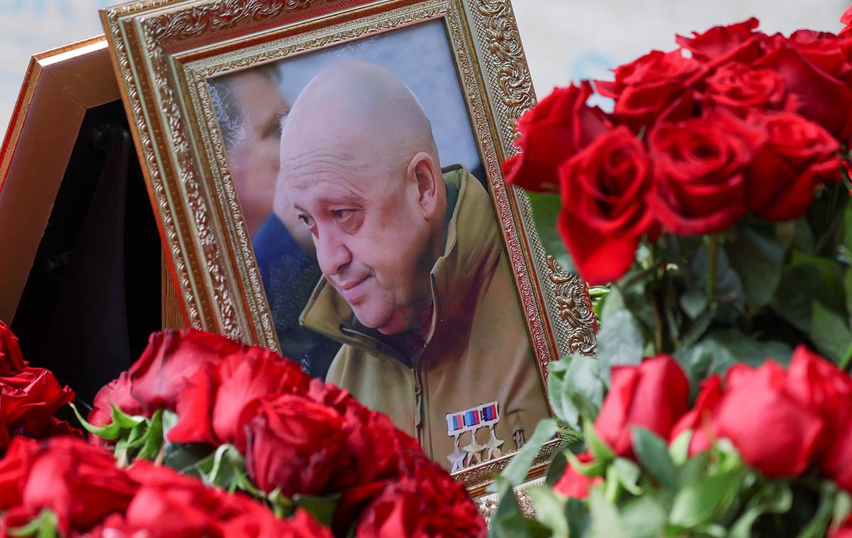 Jevgenij Prigožin | Jevgenij Prigožin je prejšnjo sredo umrl v letalski nesreči, potem ko je letalo z desetimi osebami na krovu strmoglavilo med letom iz Moskve v Sankt Peterburg. | Foto Reuters