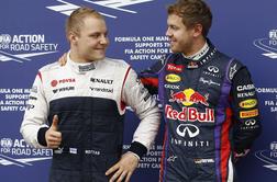 Bottas ukradel šov, Vettel in Hamilton samozavestna