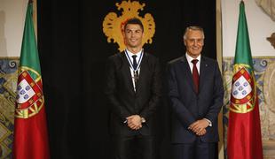 Portugalski predsednik počastil Ronalda