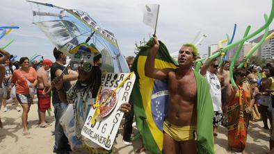 Brazilci ne ostajajo ravnodušni ob barbarskih napadih
