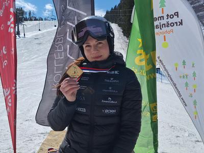 Gloria Kotnik in Rok Marguč državna prvaka