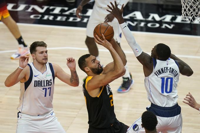 Rudy Gobert je bil spet razpoložen za igro. | Foto: Guliverimage/Vladimir Fedorenko