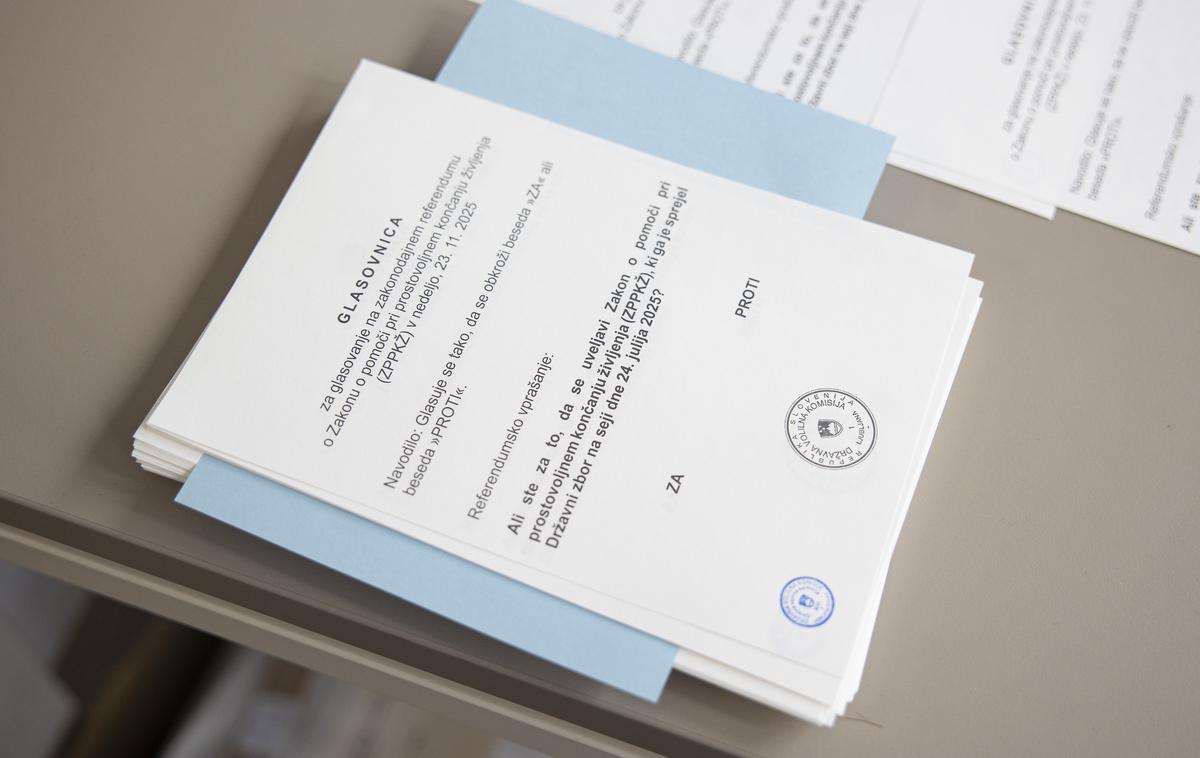 Referendum, glasovnica | Opolnoči je nastopil volilni molk, ki bo trajal do zaprtja volišč v nedeljo ob 19. uri. | Foto STA