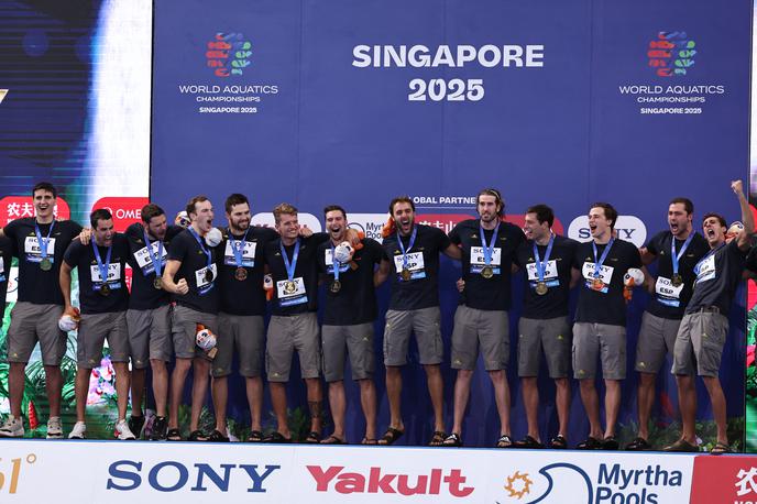 vaterpolo Španija SP Singapur | Španci so osvojili četrti naslov svetovnih prvakov. | Foto Reuters