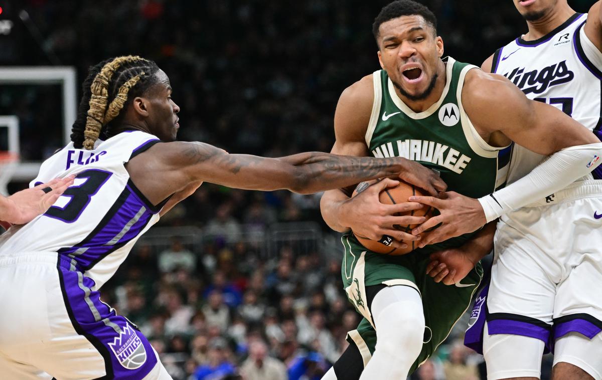 Giannis Antetokoumnpo | Giannis Antetokoumnpo bo očitno prisiljen izpustiti tudi All Star tekmo. | Foto Reuters