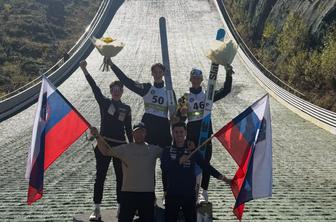 Velik uspeh slovenskih skakalcev v Rasnovu