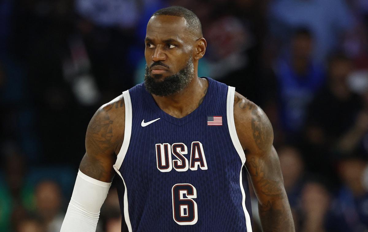 LeBron James | LeBron James je bil izbran za najkoristnejšega košarkarja olimpijskega turnirja v Parizu. | Foto Reuters