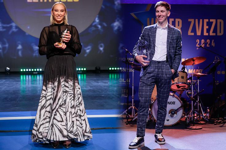 Oba so že večkrat razglasili za športnico oz. športnika leta, na začetku njunih poti pa tudi za obetavno športno osebnost.  | Foto: Mediaspeed