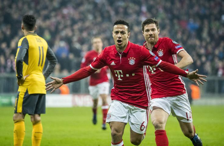 Prvi strelec srečanja je bil Thiago Alcantara. Španec je zadel v polno dvakrat. | Foto: Guliverimage/Getty Images