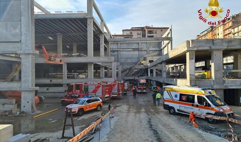 V Firencah v nesreči na gradbišču več mrtvih #video
