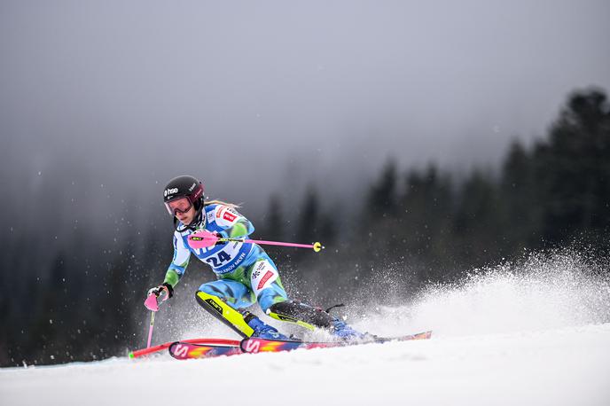 Ana Bucik Jogan Špindlerjev Mlin 2026 | Ana Bucik Jogan je v drugi vožnji slaloma v Špindlerjevem Mlinu na Češkem močno izboljšala svoj dosežek iz prve vožnje in tekmo končala na 19. mestu. | Foto Reuters
