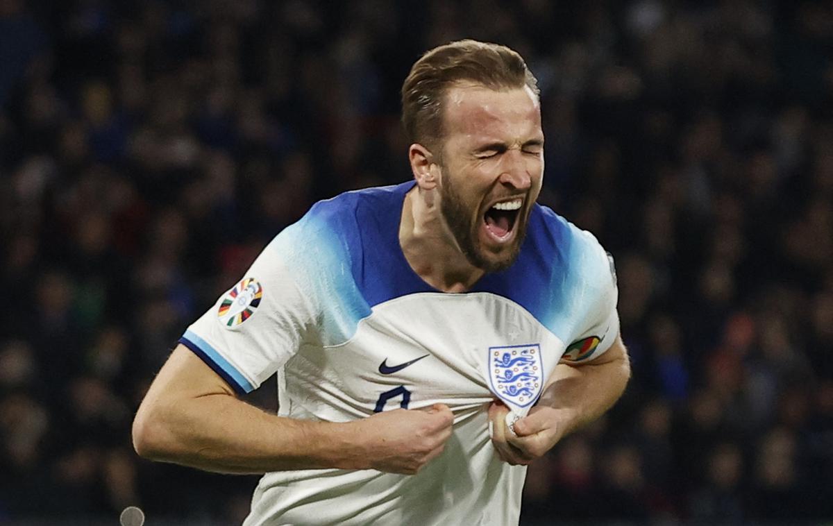 Harry Kane Anglija Italija | Harry Kane je kapetan angleške reprezentance, za katero je na 84 tekmah dosegel 58 zadetkov. | Foto Reuters