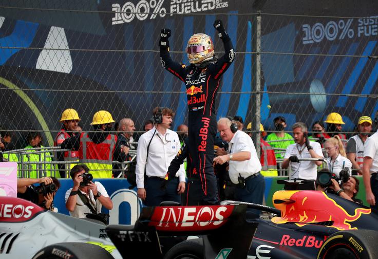 Max Verstappen je slavil štirinajstič v sezoni. | Foto: Reuters