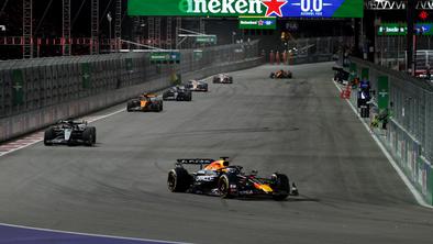 Max Verstappen z zmago v Vegasu ostaja v igri za naslov prvaka