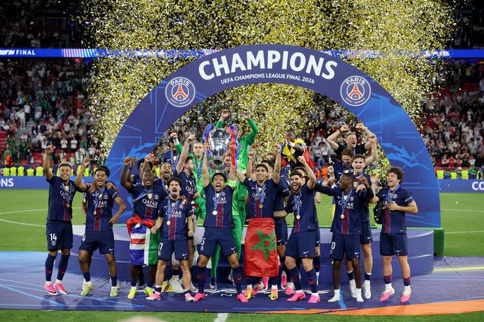 PSG | Francoski bogati velikan PSG bo skušal ubraniti naslov in postati evropski prvak že tretjič zapored. V ligaškem delu lige prvakov nastopa 36 klubov. | Foto Reuters