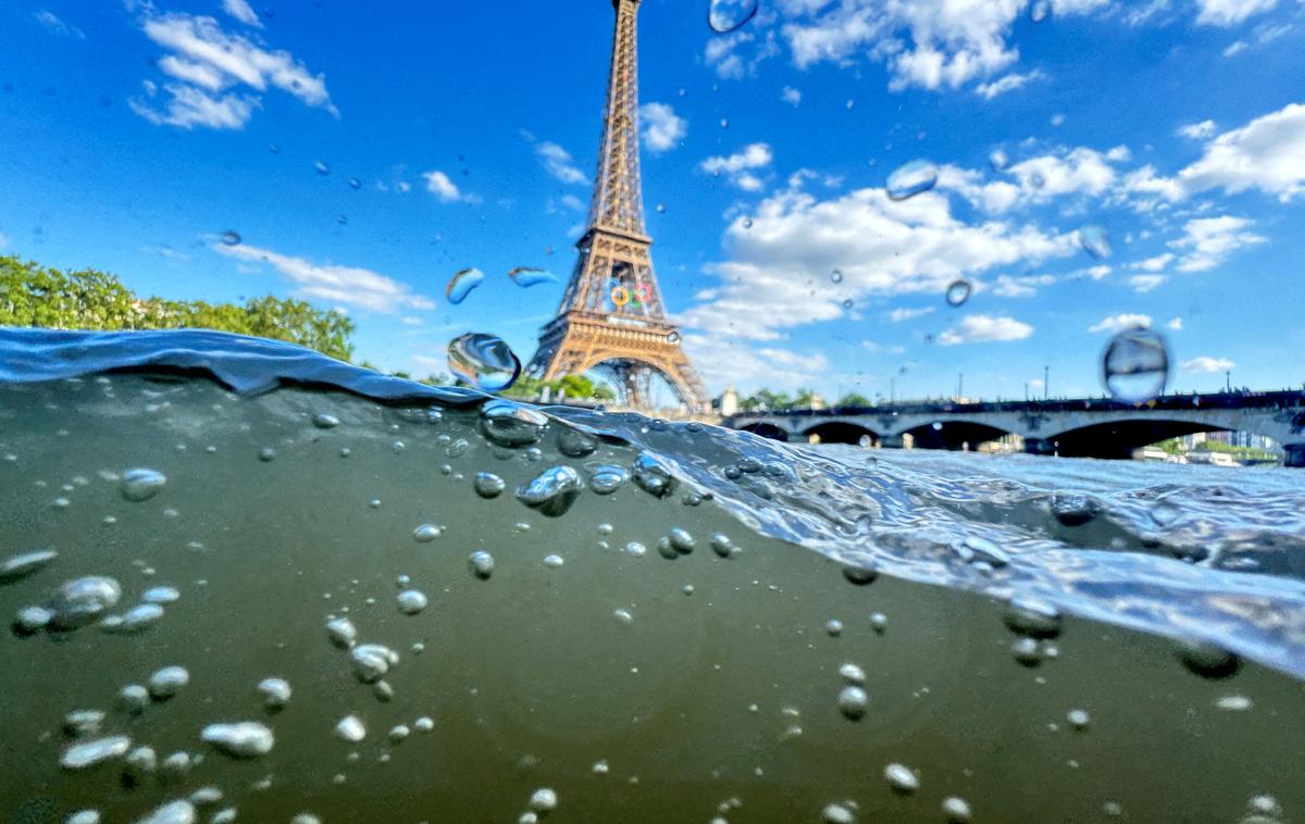 OI Pariz 2024, otvoritev | Reka Sena naj bi na slavnostnem odprtju iger igrala eno glavnih vlog. | Foto Reuters