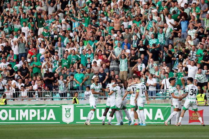 Olimpija Rijeka | Na kvalifikacijski tekmi z Rijeko je bilo poleti 12.616 navijačev. | Foto Filip Barbalić