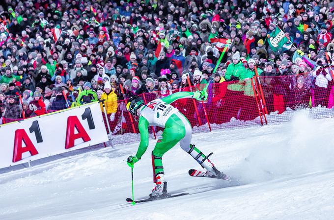 Štefan Hadalin je bil v finalu dobro na poti, a je v spodnjem delu odstopil. | Foto: Sportida