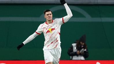 Leipzig končal niz porazov, prvi zadel Šeško