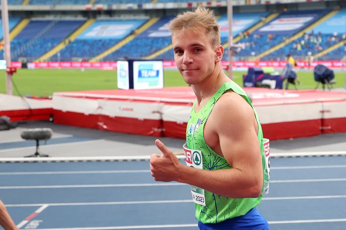 Anej Čurin Prapotnik | Anej Čurin Prapotnik bo prvo ime slovenske štafete šestega tekmovalnega dne na EP. | Foto Aleš Fevžer